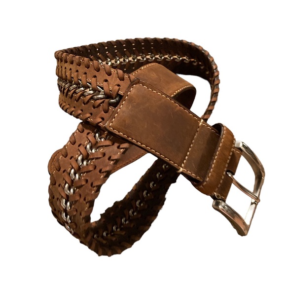 Brighton Accessories - Brighton Vintage Braided Leather Belt